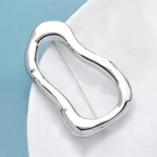 Geometric Stainless Steel Brooch
