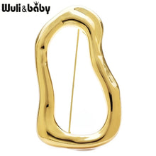 Geometric Stainless Steel Brooch