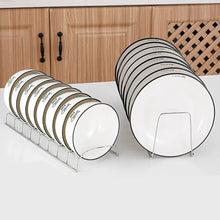Stainless Steel Plate and Bowl Organizer