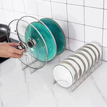 Stainless Steel Plate and Bowl Organizer