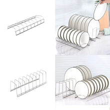 Stainless Steel Plate and Bowl Organizer