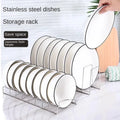 Stainless Steel Plate and Bowl Organizer