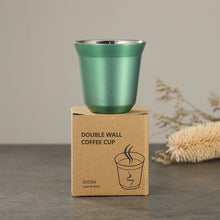 Double-Layer Stainless Steel Espresso Cup