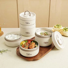 Stackable Stainless Steel Thermal Lunch Set