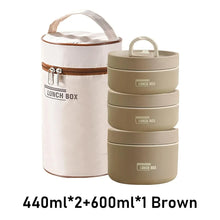 Stackable Stainless Steel Thermal Lunch Set