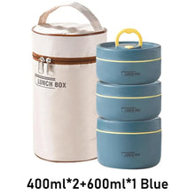 Stackable Stainless Steel Thermal Lunch Set