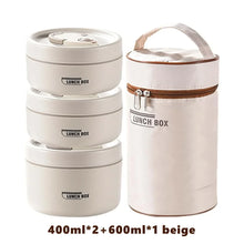 Stackable Stainless Steel Thermal Lunch Set