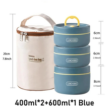 Stackable Stainless Steel Thermal Lunch Set
