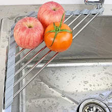 Foldable Stainless Steel Corner Dish Rack