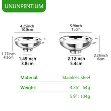 Stainless Steel Automotive Funnel Set