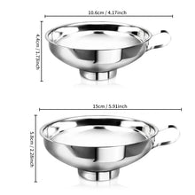 Stainless Steel Automotive Funnel Set