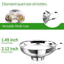 Stainless Steel Automotive Funnel Set