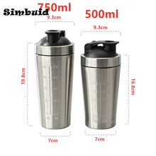 Stainless Steel Protein Shaker Bottle