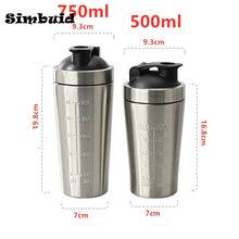Stainless Steel Protein Shaker Bottle