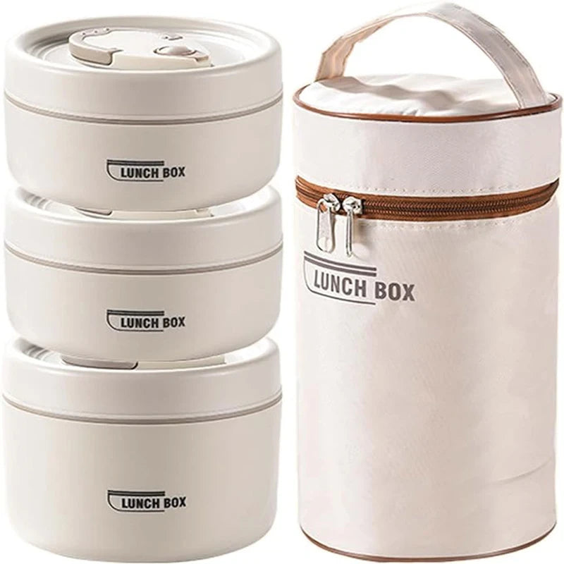 Portable Stackable Thermal Lunch Container