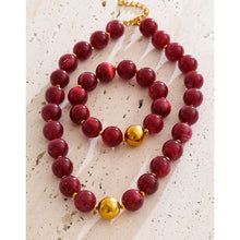 Yhpup Multi-Color Resin Statement Jewelry Set