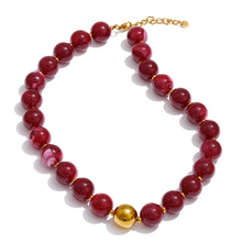 Yhpup Multi-Color Resin Statement Jewelry Set