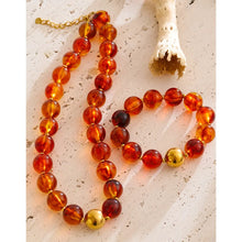 Yhpup Multi-Color Resin Statement Jewelry Set