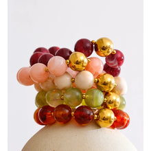 Yhpup Multi-Color Resin Statement Jewelry Set