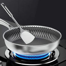 Tri-Ply Honeycomb Stainless Skillet