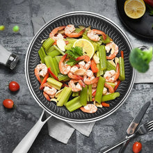 Tri-Ply Honeycomb Stainless Skillet