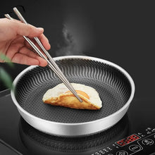 Tri-Ply Honeycomb Stainless Skillet