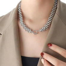 Stainless Steel Cuban Chain Jewelry Set