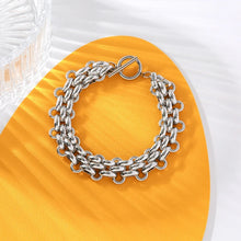 Stainless Steel Cuban Chain Jewelry Set