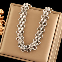 Stainless Steel Cuban Chain Jewelry Set