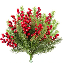 Artificial Pine Berry Christmas Branches