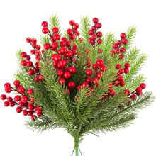 Artificial Pine Berry Christmas Branches