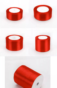 Red Satin Gift Ribbon
