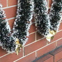 Decorative Green Christmas Garland Ribbon