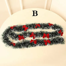 Decorative Green Christmas Garland Ribbon