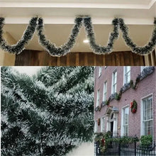 Decorative Green Christmas Garland Ribbon