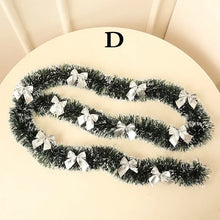 Decorative Green Christmas Garland Ribbon