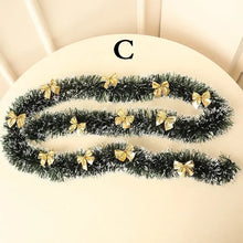Decorative Green Christmas Garland Ribbon