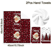 Buffalo Plaid Christmas Kitchen Towels