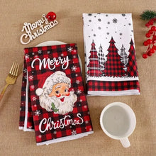 Buffalo Plaid Christmas Kitchen Towels
