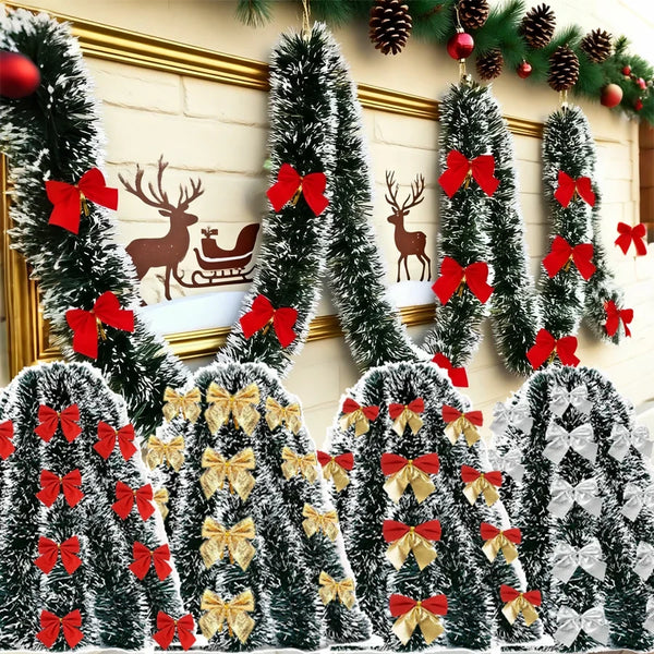 Christmas Tinsel Ribbon Garland