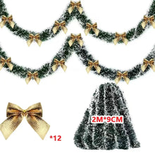 Christmas Tinsel Ribbon Garland