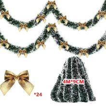 Christmas Tinsel Ribbon Garland