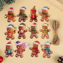 Wooden Gingerbread Hanging Ornaments