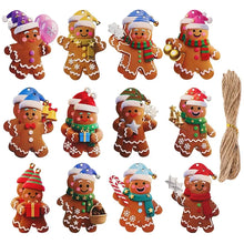 Wooden Gingerbread Hanging Ornaments