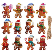 Wooden Gingerbread Hanging Ornaments