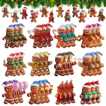 Wooden Gingerbread Hanging Ornaments