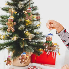 Wooden Gingerbread Hanging Ornaments