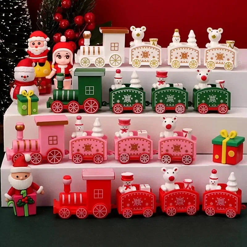Festive Plastic Christmas Train