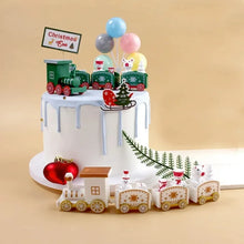Festive Plastic Christmas Train