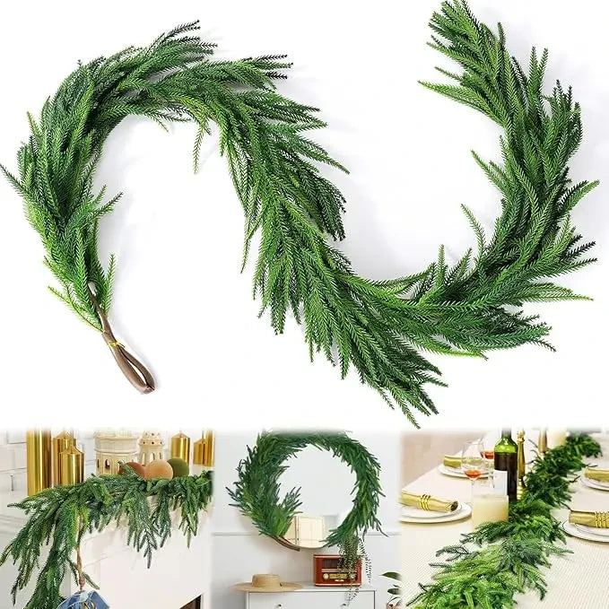 Artificial Norfolk Pine Garland